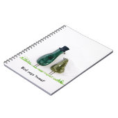 Vogel zegt 'tweet' notitieboek (Linkerzijde)
