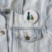 Vogel zegt 'tweet' ronde button 5,7 cm (In situ)