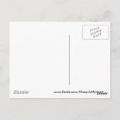 Vogel "Zo geliefd" gedicht Briefkaart (Achterkant)