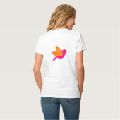 Vogel Zoete Moeder Dag Speciale T-Shirt (Achterkant volledig)
