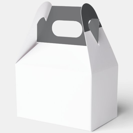  vogel zwart-wit bruiloft bedankdoosjes (Achterkant)