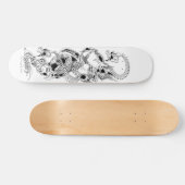 vogelaanval persoonlijk skateboard (Horizontaal)