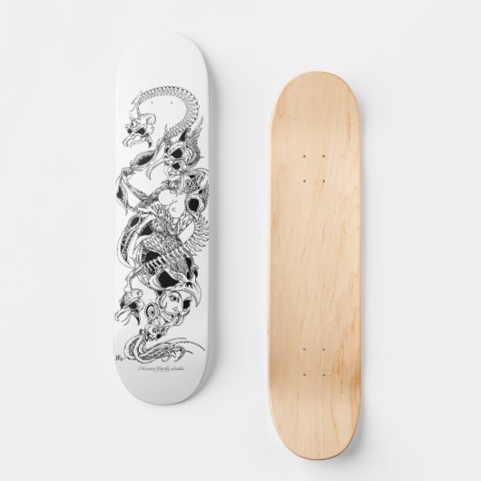 vogelaanval persoonlijk skateboard (Voorkant)