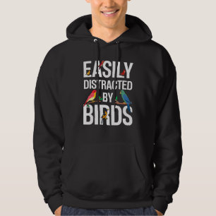Vogelaar  gemakkelijk afgeleid door Vogels  Gekke  Hoodie