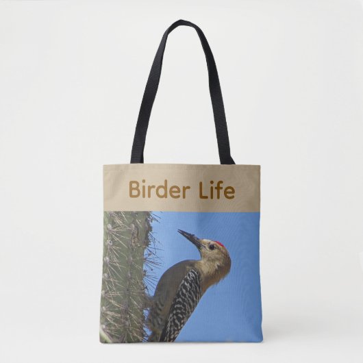 Vogelaar Leven Specht Natuurfotografie Vogel Tote Bag (Voorkant)