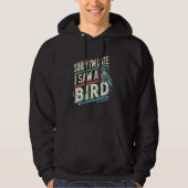 Vogelaar Vogelaar Vogelaar Sorry dat ik te laat be Hoodie (Voorkant)