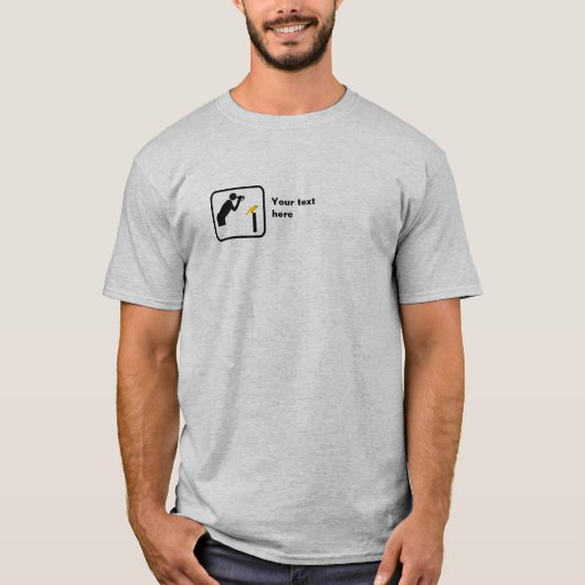 Vogelaar / Vogelwachter Kleine Logo -- T-shirt (Voorkant)