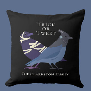 Vogelaars Halloween Decoratie Trick or Tweet Kussen