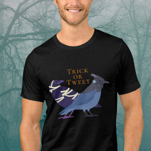 Vogelaars Halloween Trick or Tweet  Tri-Blend Shirt