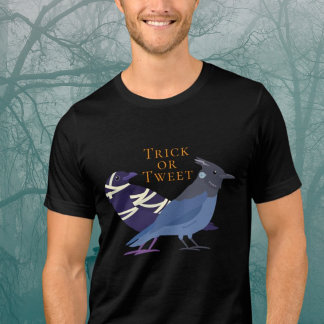 Vogelaars Halloween Trick or Tweet  Tri-Blend Shirt