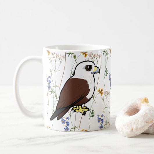 Vogelachtige Brahminy Wouw Koffiemok (Met donut)