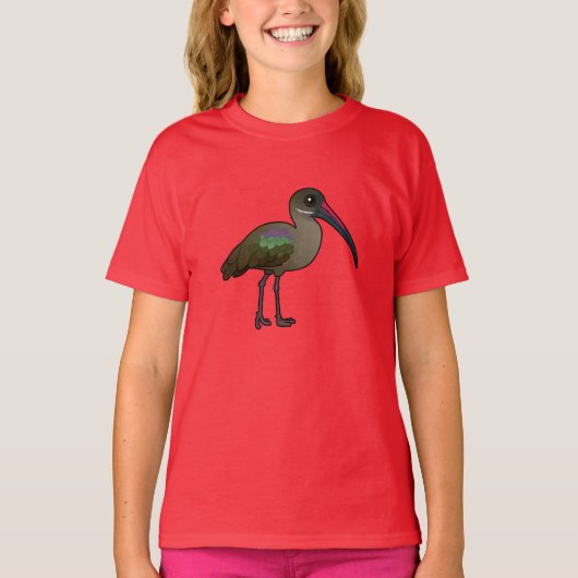 Vogelachtige Hadada Ibis T-shirt (Voorkant)