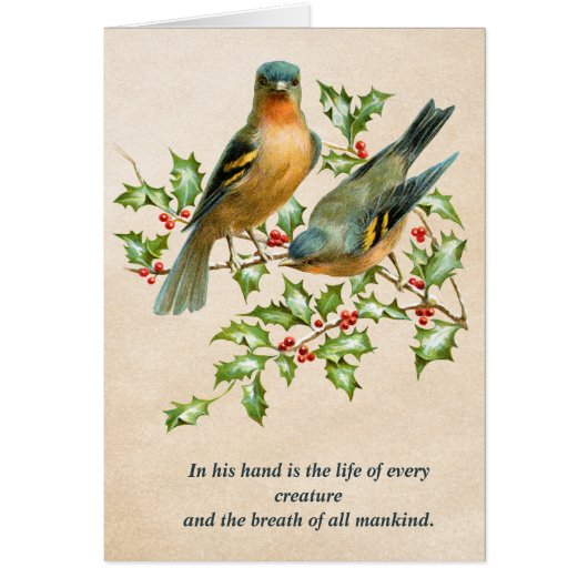  vogelAfbeelding Elk kerstfeest (Voorkant)