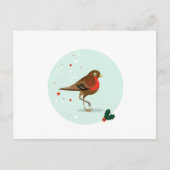 Vogelafbeelding - Winterkleuren Briefkaart (Voorkant)