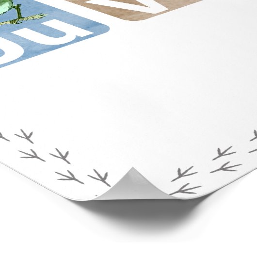 Vogelalfabet Poster (Hoek)