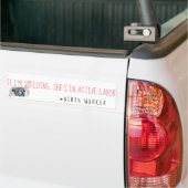 Vogelarbeider bumper sticker (Op Truck)