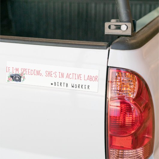 Vogelarbeider bumper sticker (Op Truck)