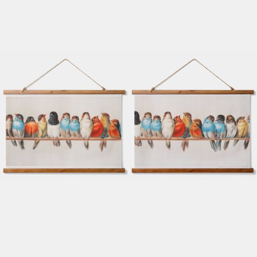  vogelbaard hangend wandkleed (Dubbel)