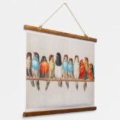  vogelbaard hangend wandkleed (Gebogen)