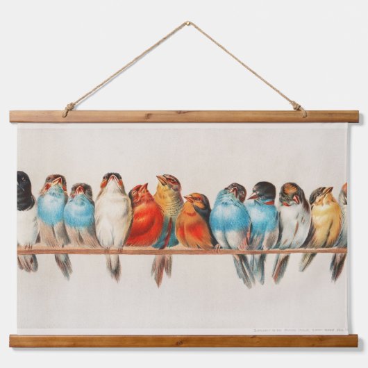  vogelbaard hangend wandkleed (Voorkant 2)