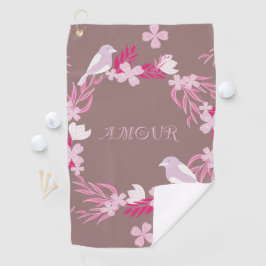 vogelbaars golfhanddoek