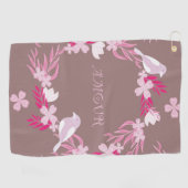 vogelbaars golfhanddoek (Horizontaal)