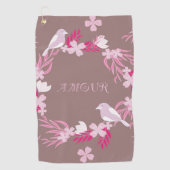 vogelbaars golfhanddoek (Voorkant)