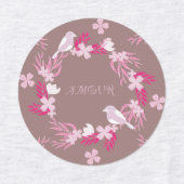 vogelbaars labels (Design 1)