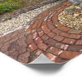 Vogelbad in Orman House, Apalachicola, Florid Poster (Hoek)