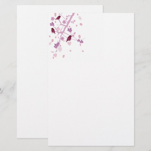 Vogelbakkerij Briefpapier (Voorkant / Achterkant)