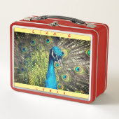 Vogelbal (persoonlijke naam) Metaal Lunch Metal (Voorkant)