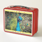 Vogelbal (persoonlijke naam) Metaal Lunch Metal (Achterkant)