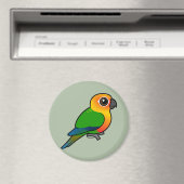 Vogelbare Jandaya Parakeet Magneet (Insitu (Vaatwasser))