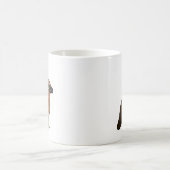 Vogelbare Javan Hawk-Eagle (volwassen en jong) Koffiemok (Center)