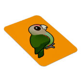 vogelbare kaapse papegaai magneet (Rechterzijde)