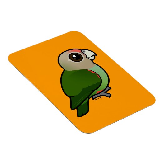 vogelbare kaapse papegaai magneet (Rechterzijde)