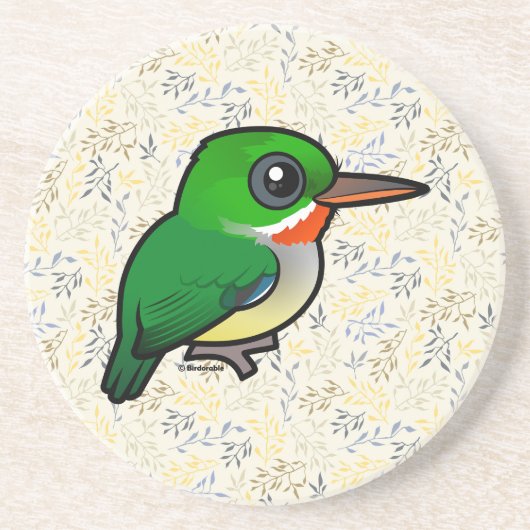 vogelbare Puerto Ricaanse vandaag Zandsteen Onderzetter (Voorkant)