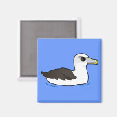 vogelbare verlegen albatros magneet (Voorkant / Achterkant)