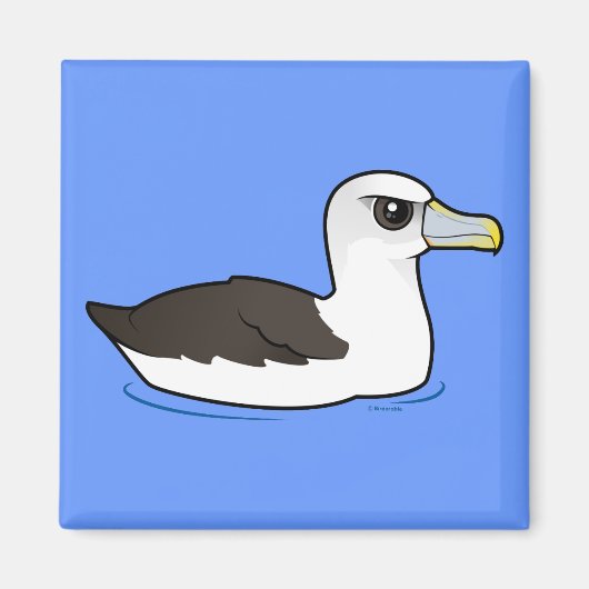 vogelbare verlegen albatros magneet (Voorkant)