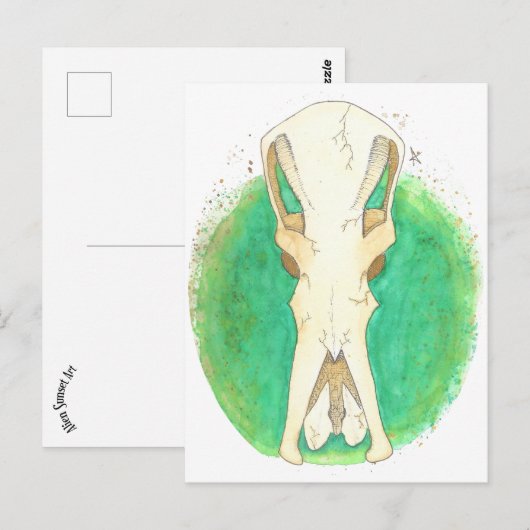 vogelbekdier briefkaart (Voorkant / Achterkant)