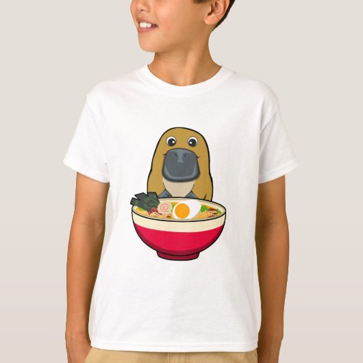 Vogelbekdier en Ramen T-shirt (Voorkant)