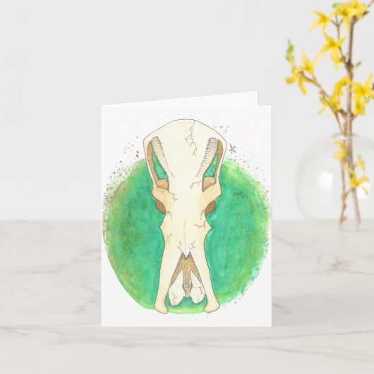 vogelbekdier kaart (Gele Bloem)