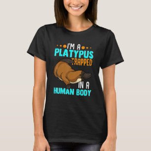 Vogelbekdier Opgesloten in een Menselijk Lichaam G T-shirt