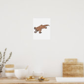 vogelbekdier poster (Keuken)