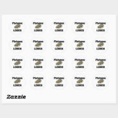 vogelbekdier ronde sticker (Vel)