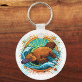 Vogelbekdier Sleutelhanger (Voorkant)