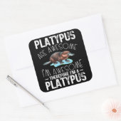 Vogelbekdieren zijn Geweldige Ik ben Geweldige Vog Vierkante Sticker (Envelop)