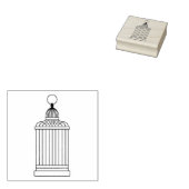  vogelbekistingskunst en roomstempel rubberstempel (Gestempeld)