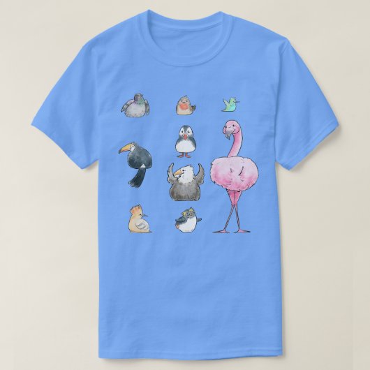 vogelbekkenbassins t-shirt (Design voorkant)