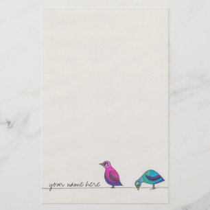 vogelbenodigdheden briefpapier